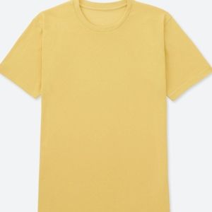 BRAND NEW UNIQLO LIGHT YELLOW TEE